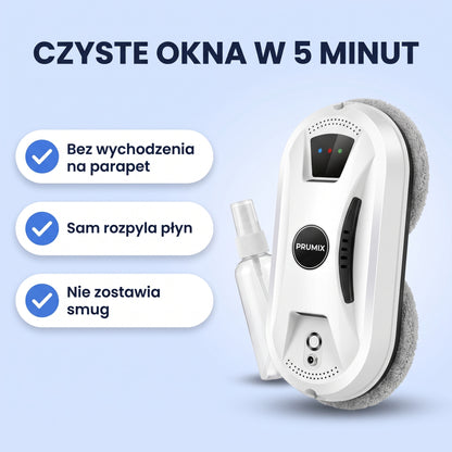 Prumix - Robot do czyszczenia okien z funkcją AI